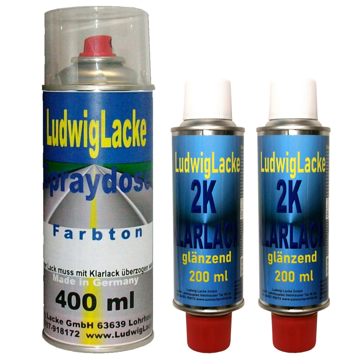 LY6W Javagruen Met / Für AUDI (VW) / Spraydosen-Lackspray