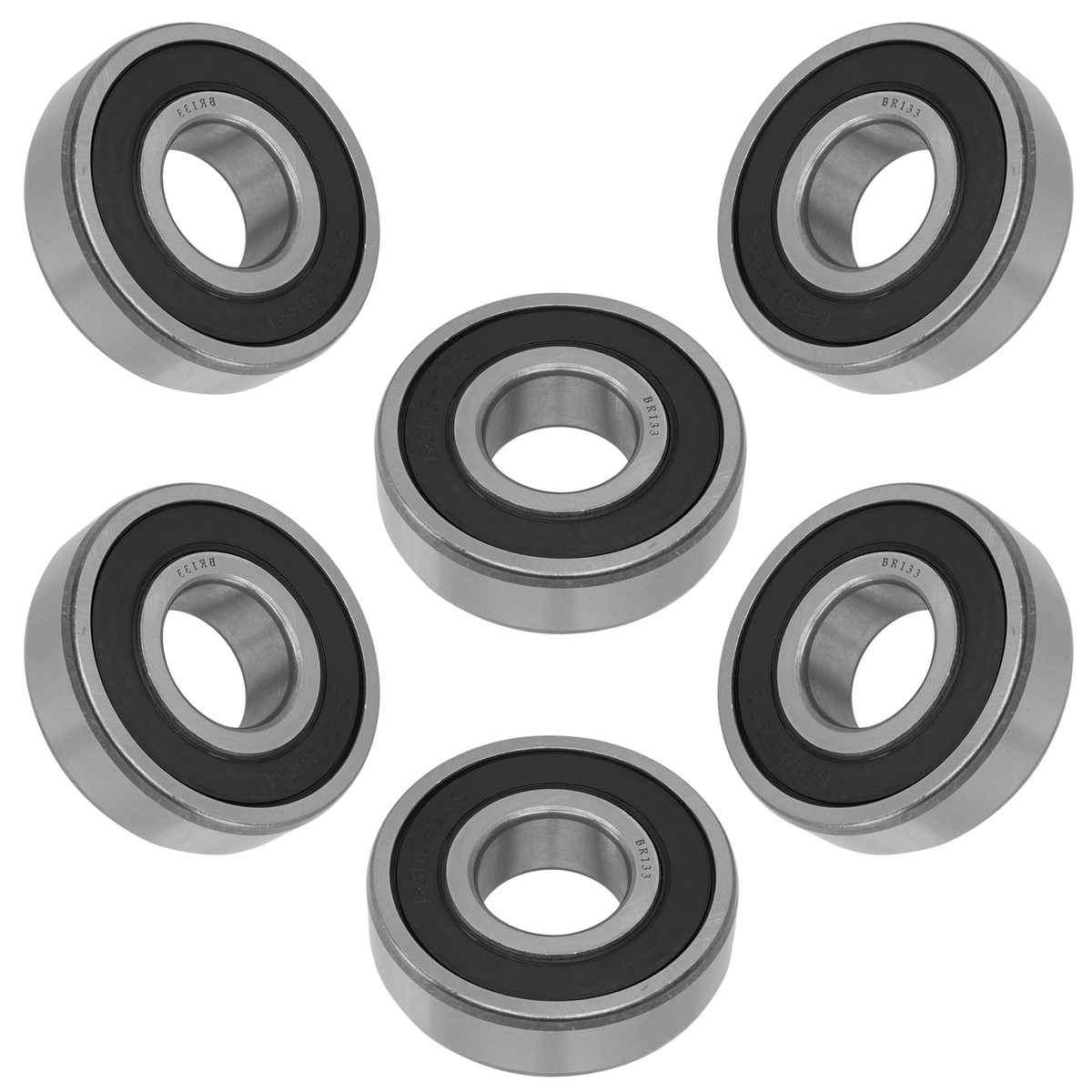 6x Caltric Spindle Bearing for Bad Boy Mowers MZ / MZ Magnum / 037