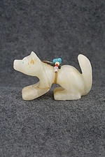 Wolf Zuni Fetish Carving - Douglas Martza