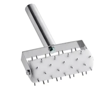 5 1/2" Wide Dough Docker with Stainless Steel Handle