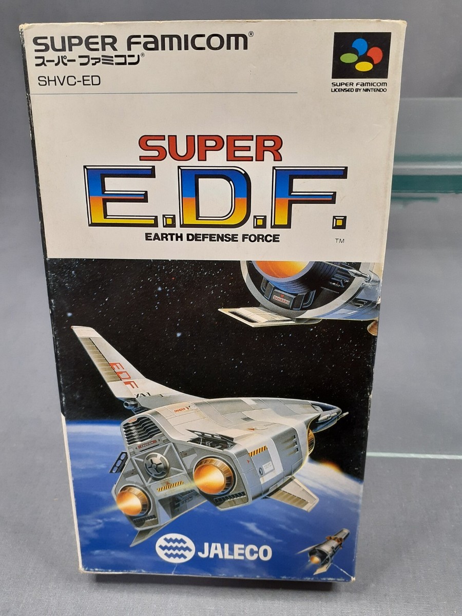 スーパーファミコン SUPER E.D.F. Super E.D.F.: Earth Defense Force - (SFC) Super Famicom [Pre