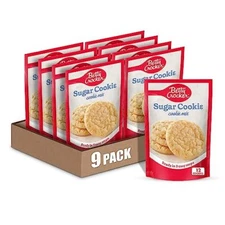 Betty Crocker Classic Sugar Cookie Mix Pack of 9 Quick Easy Baking Treats