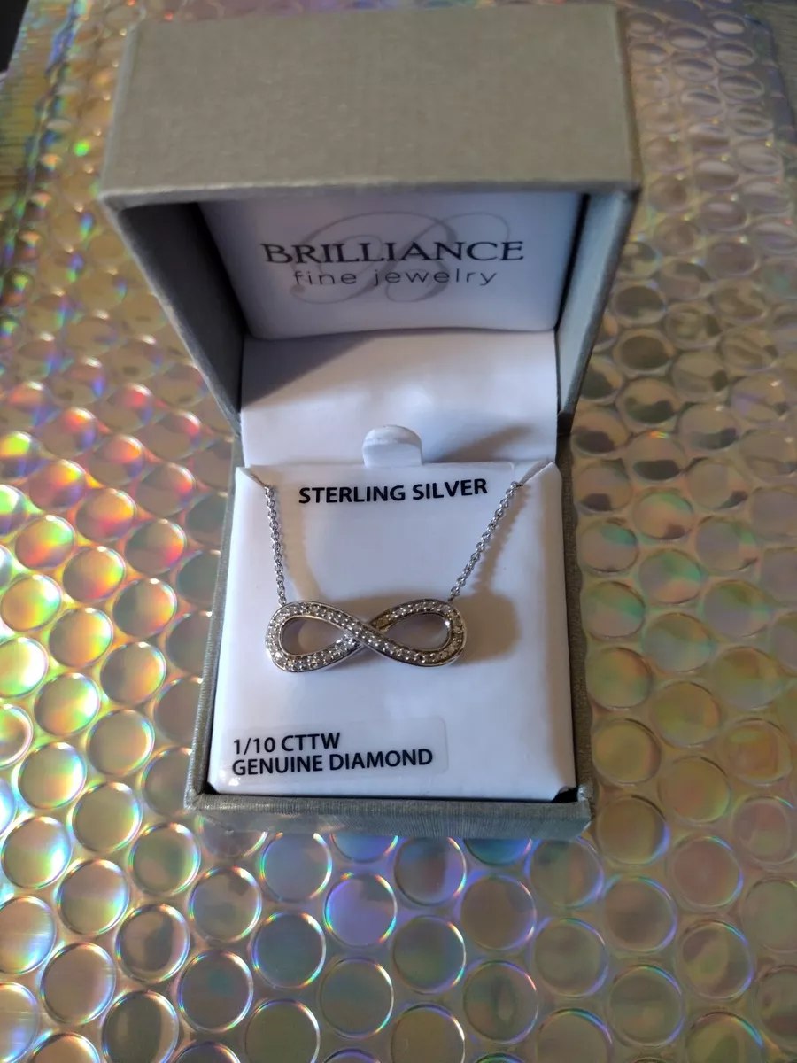 Brilliance fine outlet jewelry infinity necklace