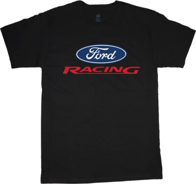 #ad Ford Racing T shirt Mens Graphic Tees Mustang Clothing Ford Parts Accessories $16.95