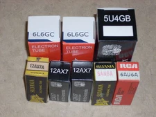 WURLITZER JUKEBOX  AMPLIFIER TUBE KIT 1900 2000 2100 2200 2300 2400 530 532 536