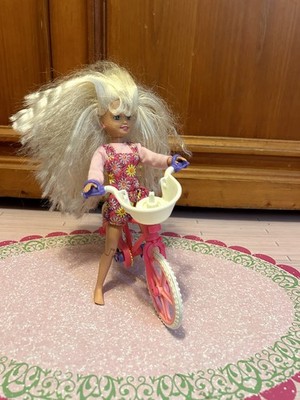 Vintage Bicyclin' Stacie Doll Sister of Barbie Original Outfit & Bike Jointed