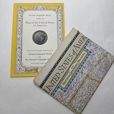 1946 - Map Index and Map - Map of the United States - National Geographic