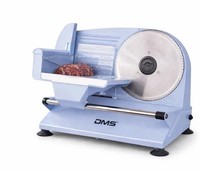 DMS Allesschneider AS-400B Blau Edelstahlklinge 19 Cm Stufenlos 0–15 Mm 400 Watt