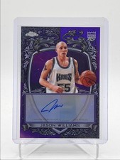 JASON WILLIAMS 2025-26 TOPPS CHROME SIGNATURE STYLE PURPLE AUTO /75 Q4221