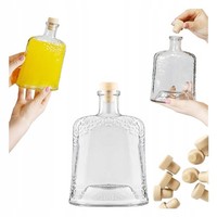 Glasflasche Lodowa 500Ml Mit Korken FüR Whisky, Wein, LiköR, Alkohol