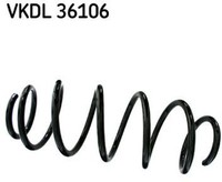 SKF VKDL36106 Fahrwerksfeder FüR Volvo
