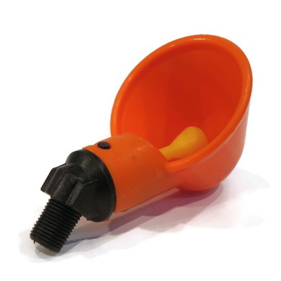 #ad Poultry Drinker Plastic Water Cup with Low Pressure Automatic Float 1 8quot; MPT $6.49
