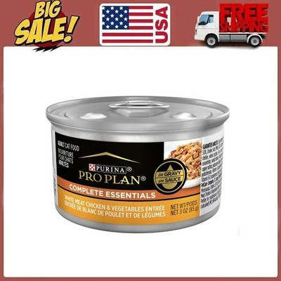 Purina Pro Plan Complete Essentials Wet Cat Food Chicken Vegetables (24 Pack)