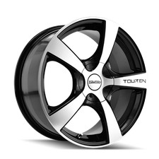 16x7 Touren TR9 Black/Machined Wheels 5x110/5x115 (42mm) Set of 4
