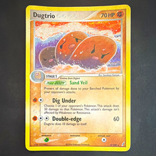 The Pokémon Company Dugtrio 005/100 EX Crystal Guardians Rare 70 HP ENG 2006