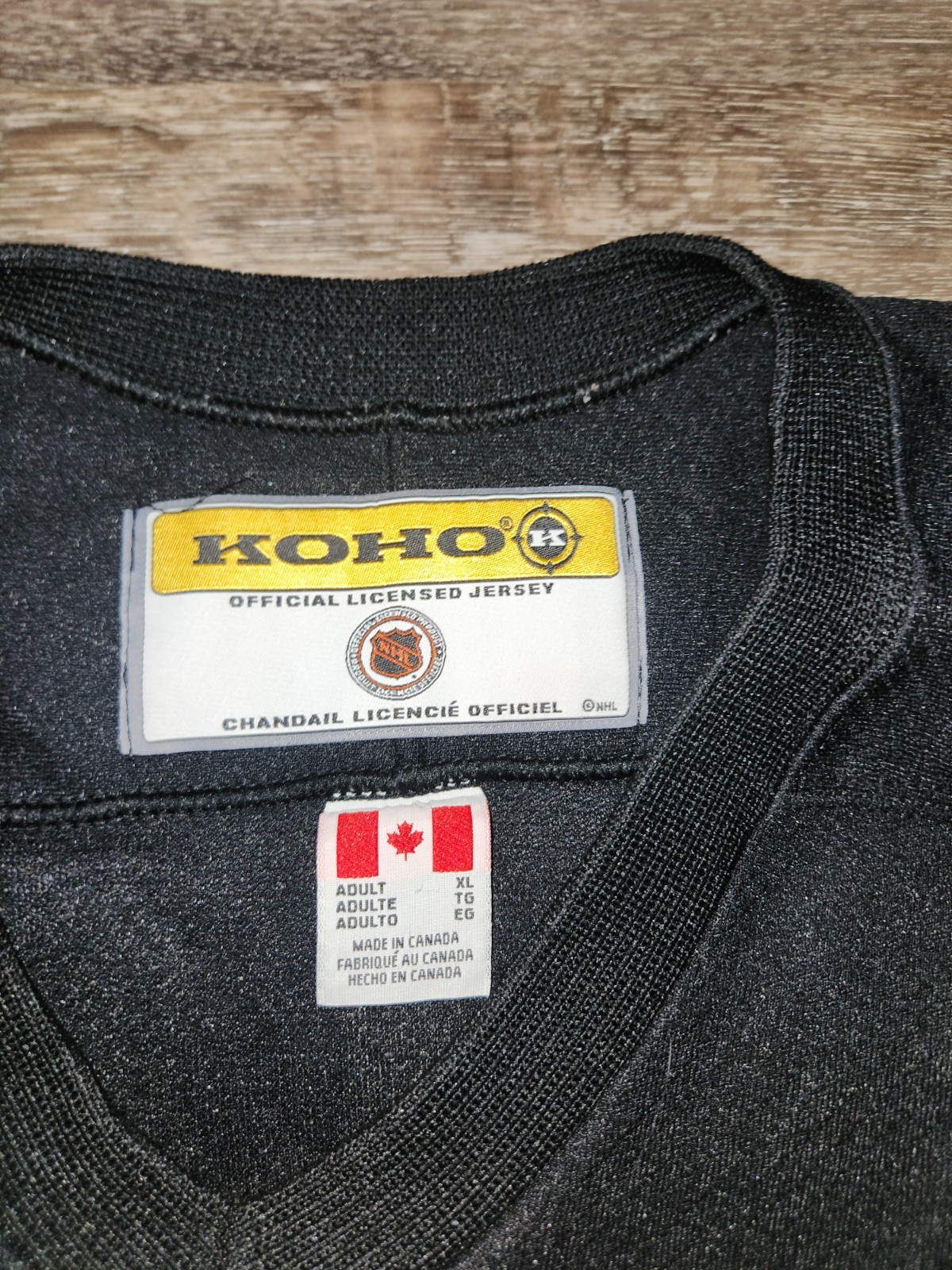 Pittsburgh Penguins Vintage Heins #57 KOHO Jersey Mens X Large NHL RARE