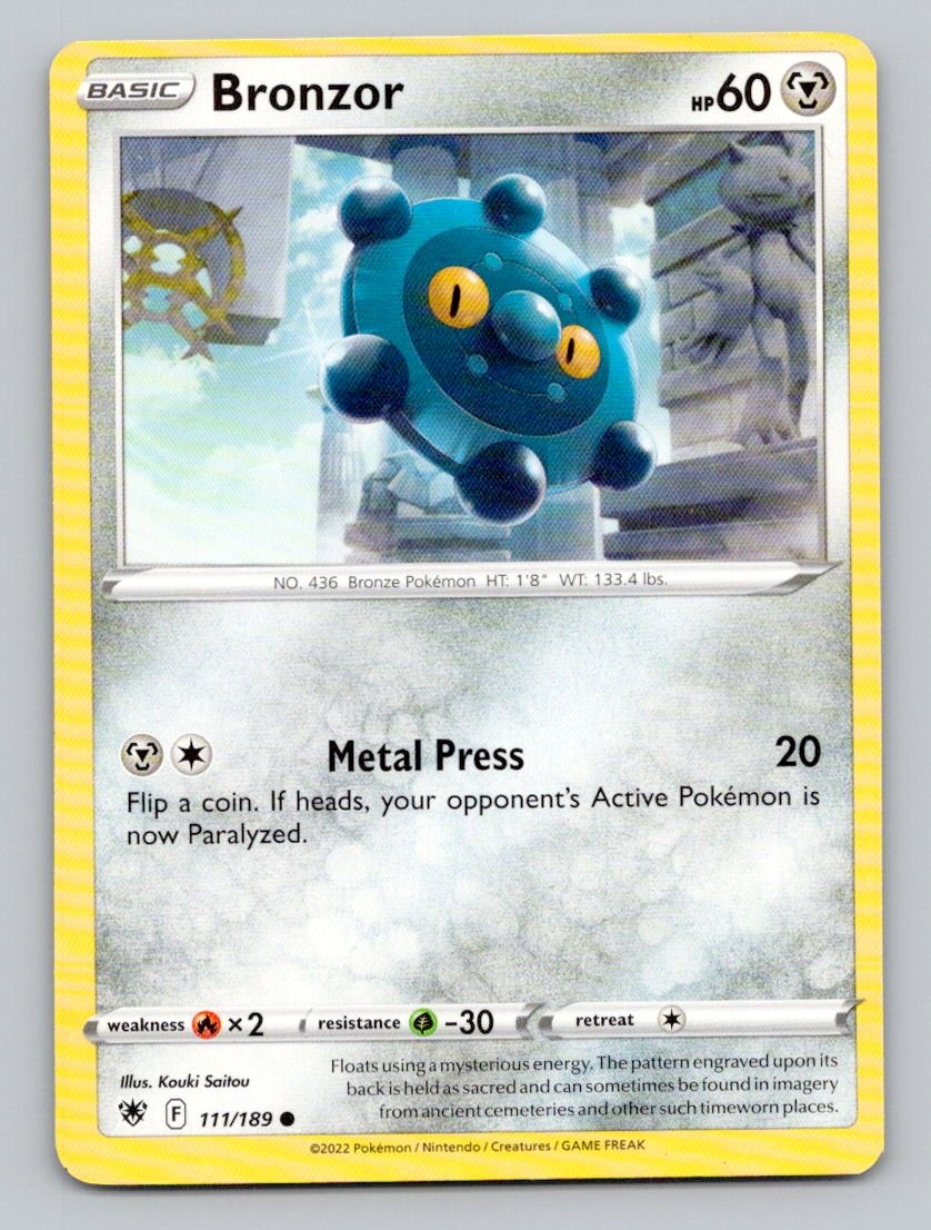 Bronzor 111/189 Common Astral Radiance Pokemon