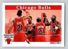1992-93 NBA Hoops Basketball Card #269 Team Chicago Bulls