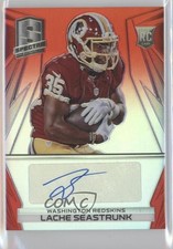 2014 Panini Spectra Rookie Auto Red Prizm 8/10 Lache Seastrunk #306 Auto 0o9