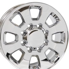 Set4 18x8 Chrome 5501 Wheels 8x165 Fit Pre 2010 Gmc Sierra 2500 3500 Hd