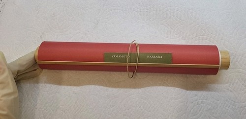 Masao Yamamoto Art Scroll Nakazora Nazraeli Scroll In Wood Box Acrylic Lid - Photo 5 sur 7