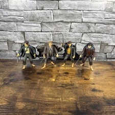 Lord of the Rings HOBBIT SET FRODO SAM MERRY PIPPIN Toybiz Action Figures