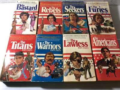 John Jakes THE KENT FAMILY CHRONICLES 1-8 Paperback Historical Fiction