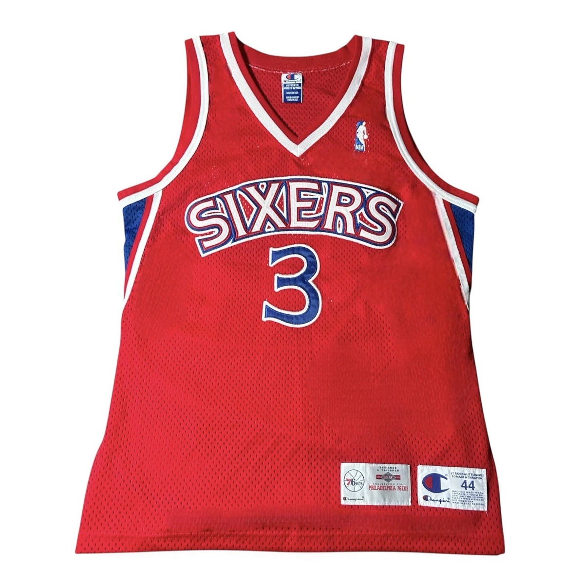 Champion Allen Iverson 44 Size NBA Fan Apparel & Souvenirs for