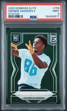 2025 PANINI DONRUSS ELITE STATUS #159 ORONDE GADSDEN II ROOKIE RC PSA 9