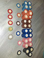 O'Dwyers N.O.L.A. Poker Chips 350 Mixed Colors w/ Denominations incl. Very Rare
