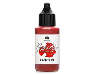 Fluids Alcohol Ink Ladybug, Alkoholtinte, Alkohol Ink für Fluid Art und Resin