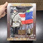 Hasbro G.I. Joe Timeless Collection Gen. Robert E. Lee Figure Flag Sword Boxed