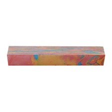 WOODRIVER Polyag Rainbow Pen Blank - 3/4" x 3/4" x 5"