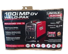 Lincoln Electric 180i MP DV Weld Pak K5257-1 MIG Flux Cored Stick TIG Welder