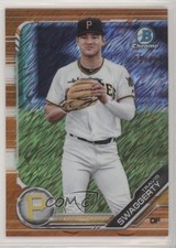 2019 Bowman Chrome Prospects Orange Shimmer Refractor 5/25 Travis Swaggerty 0f8