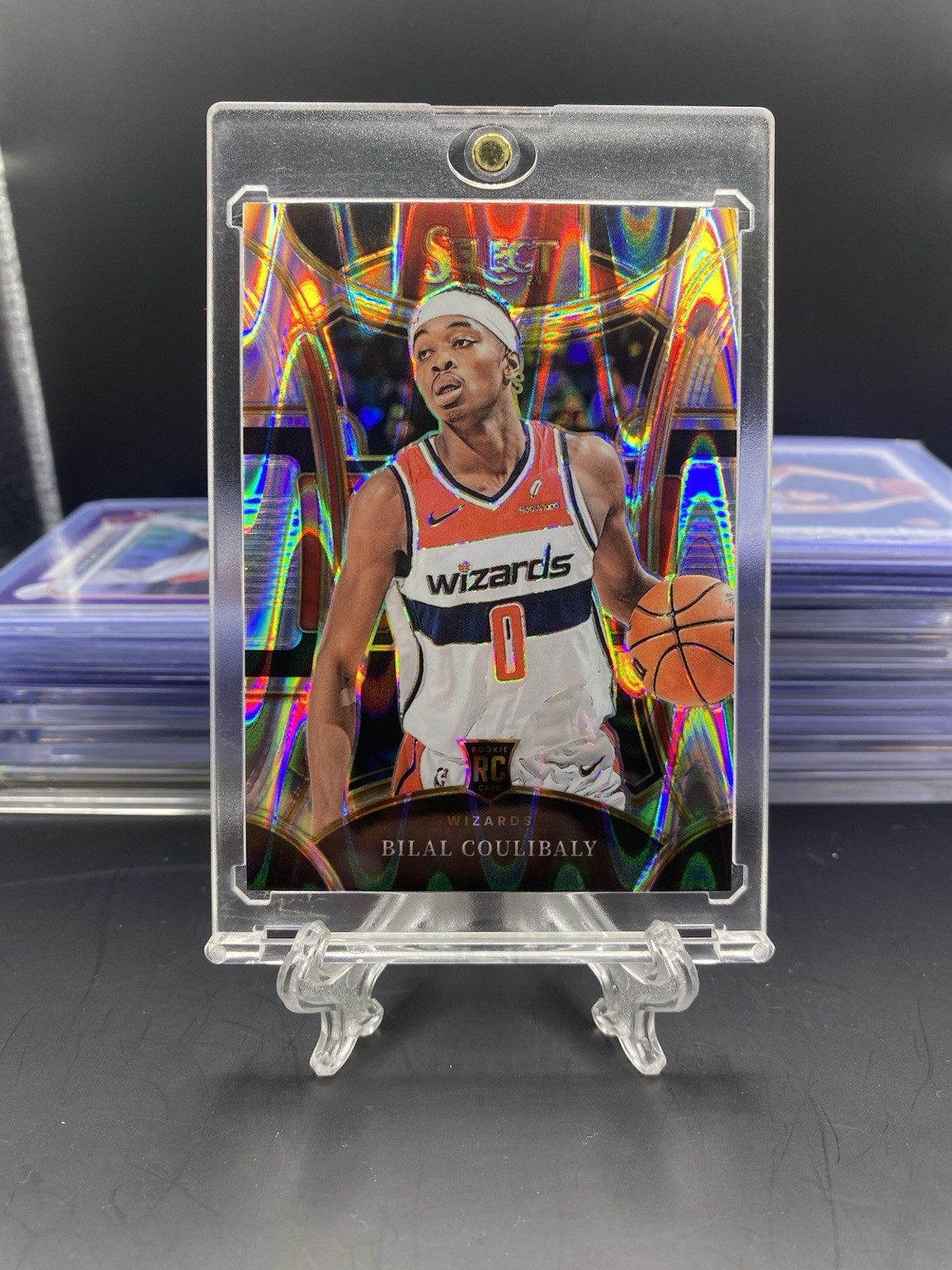2023-24 Panini Select - Bilal Coulibaly Tectonic Prizm -Mezzanine Level