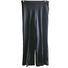 Vintage Black Wool Dress Pants Size 10
