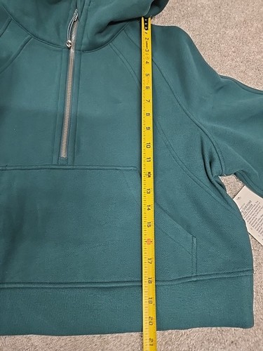 Lululemon Scuba Oversized Half-Zip Hoodie SMTL Submarine Teal Green Size M/L - Bild 9 von 10