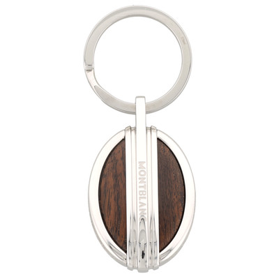 Montblanc Meisterstück L Aubrac Schlüsselanhänger Stainless Steel Grenadill Holz