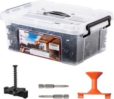1250 PCS Hidden Deck Fasteners for Composite Decking 1250 Pcs For 625 SQ.FT 