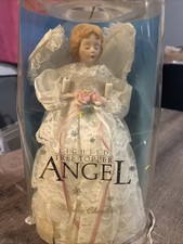Vintage 12" Angel Christmas Tree Topper Electrified Illuminated HOLIDAY CLASSICS