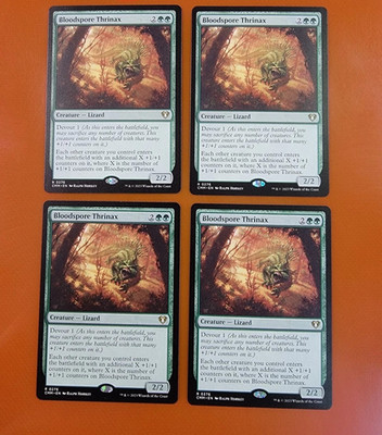 4x Bloodspore Thrinax | Commander Masters | MTG Magic Cards nm pack fresh