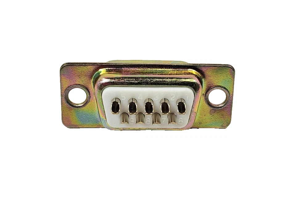 (10x) Pan Pacific DS9P - 9-Pin Male D-Sub Connector - Solder Cup Termination - Image 2 of 4