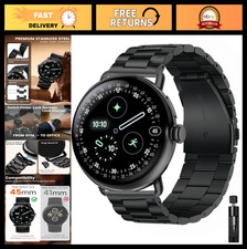 Metal Band for Google Pixel Watch 4/3 - Stainless Steel Chain Link Bracelet Stra