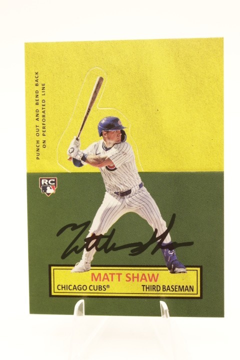 Matt Shaw #64SU-20 2025 Topps Archives RC 64 Stand-Up SP Rookie Insert Cubs