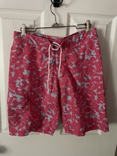 Oscar De La Renta Boys Pink Board Shorts Size 16Y