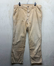 Vintage Levi's Corduroy Pants Men's 34x30 70s Movin On Beige Straight White Tab