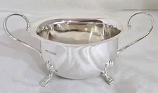 Antique sterling silver Bowl. Twin Handles. Sheffield 1930 .By Viner's Ltd 