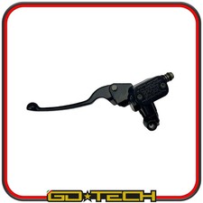 BREMSPUMPE HINTEN MOTORRAD SCOOTER UNIVERSAL schwarz LINKS SPIEGELANSCHLUSS