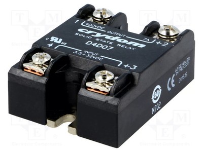 Relais: Halbleiter USteuer: 3,5÷32VDC 1-DCL 7A 1÷400VDC
